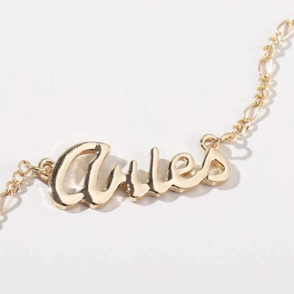 Aries Zodiac Golden Bracelet - Picture 2 of 2